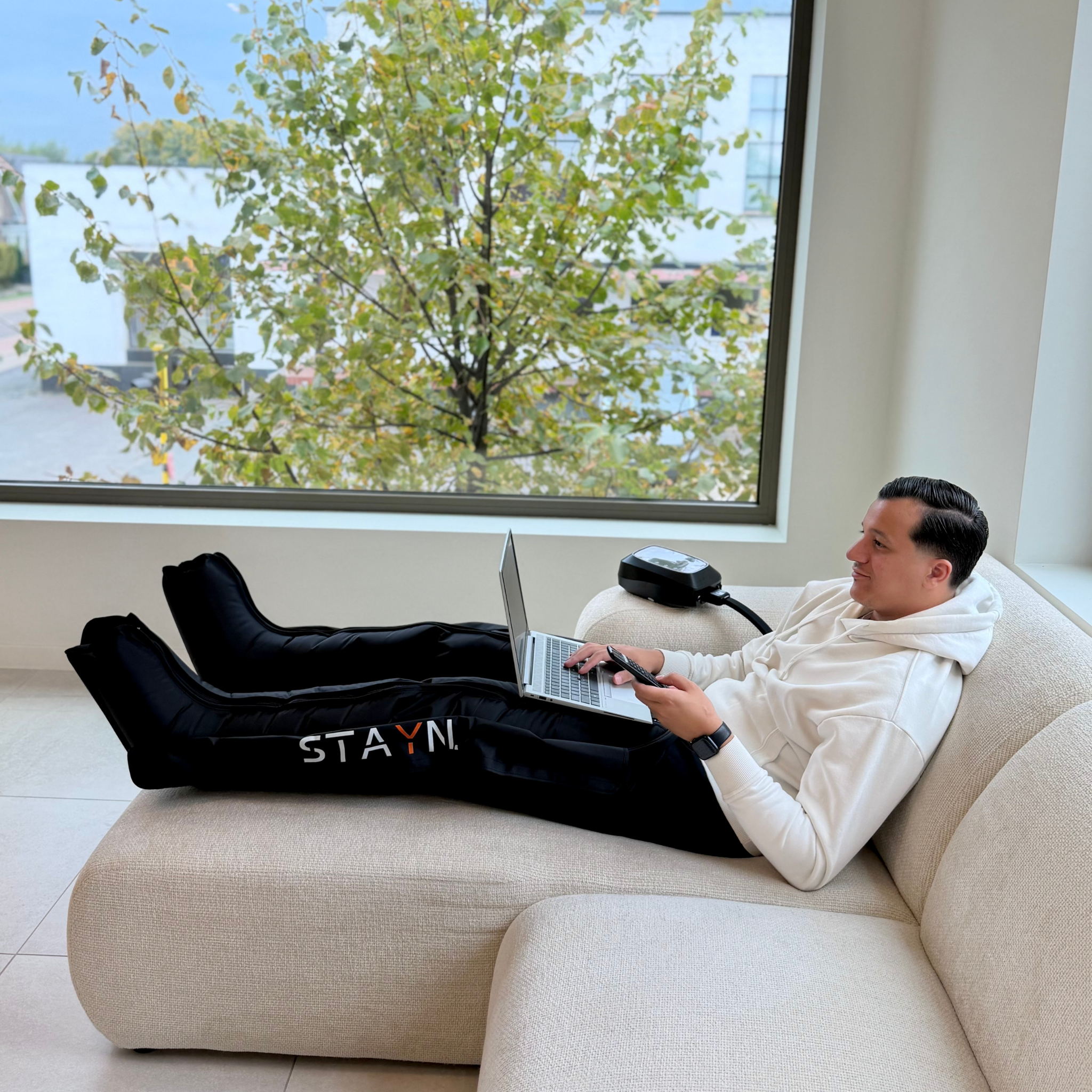 Bottes de pressothérapie sans fil